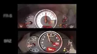 TURBO BRZ vs. STOCK FR-S 0-60 AND ACCELERATION