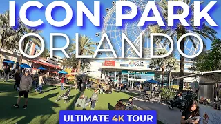 💥 ICON Park Orlando 4K Tour - Must-See Attractions 🎡🎠, Things to Do, and Life in Orlando, Florida