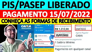 PAGAMENTO PIS/PASEP LIBERADO PARA SAQUE - CONHEÇA AS FORMAS DE RECEBIMENTO DO ABONO SALARIAL