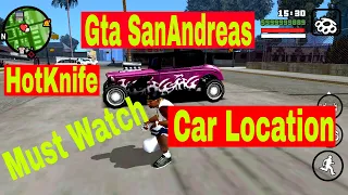 How to get HotKnife the rare car of Gta Sanandreas with the easiest way By Legit Gaming Alavi