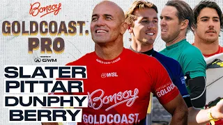Kelly Slater, Pittar, Dunphy, Berry | Bonsoy Gold Coast Pro presented by GWM - Round of 64