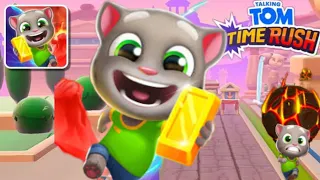 Talking Tom in Marble World 🥺 Talking Tom Time Rush Marble World New Gameplay