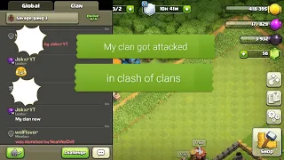 My clan got hacked in Clash of clans