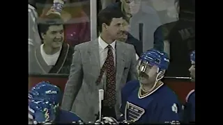 1989-90 NHL St. Louis Blues vs Chicago Blackhawks