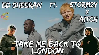 ED SHEERAN BACK AT HOME?? | Americans React to Ed Sheeran Take Me Back To London (Sir Spyro Remix)