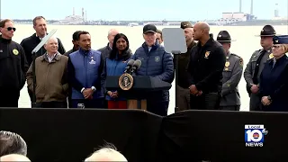 Biden surveys Baltimore bridge collapse, pledges support for recovery efforts