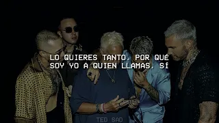 The Rudeboyz, Maluma, Adam Levine - Ojalá (Letra)