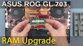 Asus ROG Strix GL703 RAM Upgrade and Install - Your Step-by-Step DIY Guide!