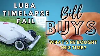 Luba 3000 AWD Robotic Lawnmower Timelapse Fail |  Bill Buys