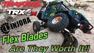 Injora Flex blades are they worth it?  Yes or no #￼traxxastrx4m #injora