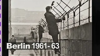 Berlin 1961-1963 Mauerbau trennt Familien - Walter Ulbricht - Berlin Wall - early film footage