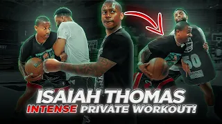 WHAT A NBA PLAYER'S WORKOUT LOOKS LIKE! Isaiah Thomas' Private Offseason Workout