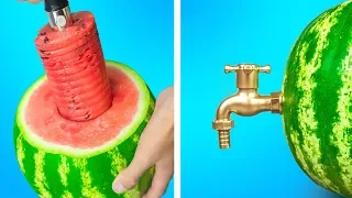 42 IDEAS Y TRUCOS INCREÍBLES CON SANDÍAS