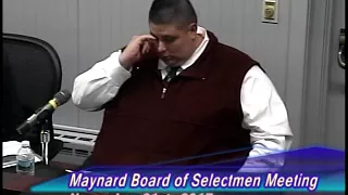 The Maynard Board of Selectmen Meeting of November 21, 2017