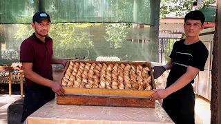 1500 Samosa Recipe by Uzbek Cuisine | UZBEK STREET FOOD | Perfect Samosa | Meat Samosa