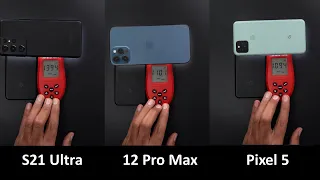 S21 Ultra vs iPhone 12 Pro Max vs Pixel 5 - IN-DEPTH Display Comparison & Review