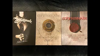 WHITESNAKE- SUPER DELUXE BOX SETS-Slide It In, 1987, Slip Of The Tongue.UNBOXING