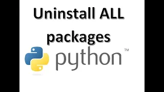 How to Uninstall ALL pip packages at once