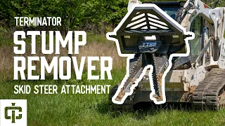 Terminator Stump Remover | Skid Steer Attachment | IronCraft