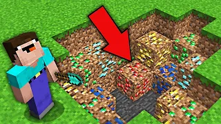 CHANCE OF FINDING THIS MAGICAL DIRT ORE IS 0.1% IN MINECRAFT ? 100% TROLLING TRAP !