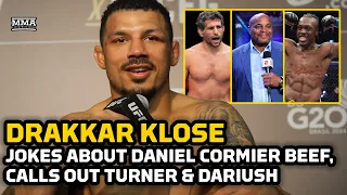 Drakkar Klose Explains Daniel Cormier Beef, Calls Out Top Lightweights | UFC 301