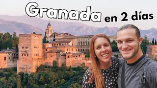 GRANADA en 2 días ¿Qué ver y hacer? 📌 GUÍA DE VIAJE (4K) Andalucía - España