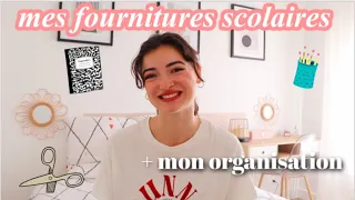 MES FOURNITURES SCOLAIRES + MON ORGANISATION (prépa) #backtoschool