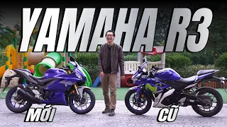 Yamaha R3 facelift vs Yamaha R3 phiên bản cũ: Sport hơn, Nhiều nâng cấp đáng giá | Đường 2 Chiều