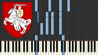 Гимн Беларуси «Погоня» (Piano + midi)