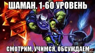 WOW CLASSIC!!! Шаман. 1-60 уровень. Смотрим, учимся, обсуждаем.