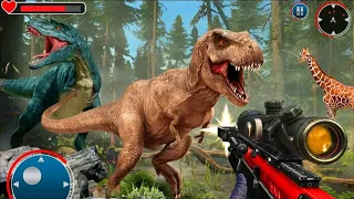 Wild Dino Hunting Clash : Animal Hunting Games Gameplay Android-İOS Dinazor Vurma Oyunları