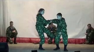 Военно патриотический клуб Тайфун и Русь показательное выступление Петра Дубрава 2018