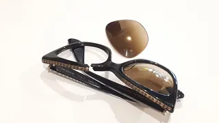 Очки Chrome Hearts. Ремонт пластиковой оправы. Glasses repair.