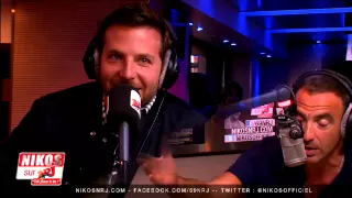 Nikos Aliagas & Bradley Cooper appellent Zach Galifianakis  - Le 6/9 NRJ