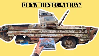 Would you BUY a Rusty WW2 Amphibious Military Vehicle DUKW?