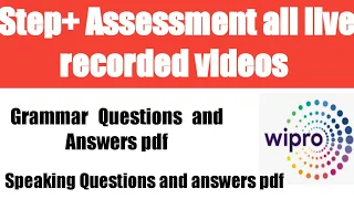 Step plus assessment | Wipro step plus assessment sim/wilp