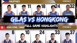 GILAS PILIPINAS VS HONGKONG FULL GAME HIGLIGHTS. FIBA ASIA CUP QUALIFIERS 2025. 02/22/24