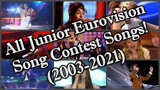 A RECAP of all Junior Eurovision Song Contest songs (2003-2021) | JESC