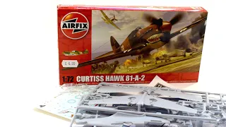 Airfix Curtiss Hawk 81-A-2 | 1/72 Scale Plastic Model Kit | Unboxing Review