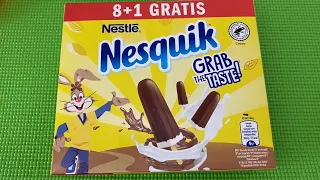 Nestle Ice Cream Nesquik Unboxing / Satisfying Video ASMR #icecream