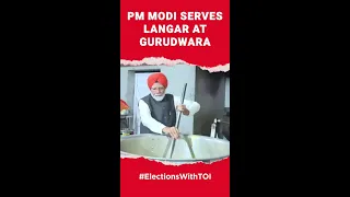 PM's Day Out At Gurudwara Patna Sahib; Modi Serves Langar I Video Viral