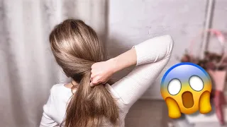 ЧЕЛЛЕНДЖ! ДЕЛАЮ ПРИЧЁСКУ ОДНОЙ РУКОЙ! 😱 One Hand - One Hairstyle Challenge!