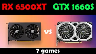 GTX 1660 Super vs RX 6500 XT - Test in 7 Games | 1660 Super vs 6500xt