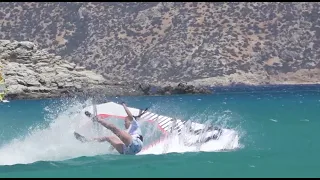 Windsurfing - Practicing Grubby & Geckos with 13 years