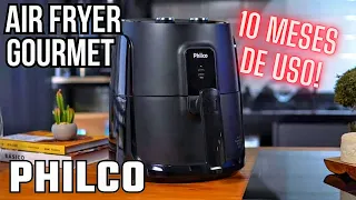 Avaliação AIR FRYER GOURMET PHILCO! 4L 1500W // Depois de 10 meses de uso! Pfr15pg