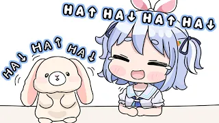 Pekora got a toy that imitates her perfectly[Animated Hololive/Eng sub][Usada Pekora]