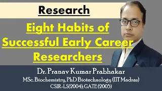 8 Habits of Successful Early Career Researchers