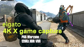 Elgato 4K X with M1 iPad Pro - PS5 Game Capture - Warzone 120Hz Mode