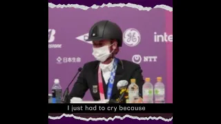 "I had to CRY!" Jessica on her Olympic Dressage gold! 🥇🇩🇪 #Tokyo2020
