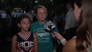 VIDEO: Hundreds attend vigil for slain teen cheerleader Tristyn Bailey